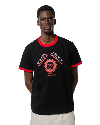 lost & found The Real McCoy's The Real McCoy's MC25016 Joe McCoy Tee / Whiz Gunner Black/Red