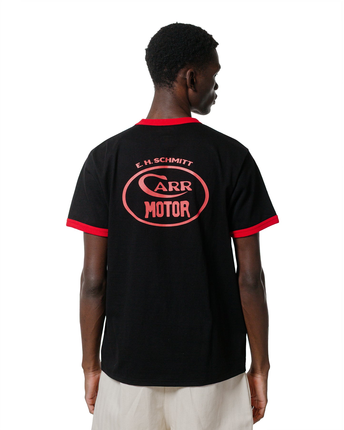 lost & found The Real McCoy's The Real McCoy's MC25016 Joe McCoy Tee / Whiz Gunner Black/Red