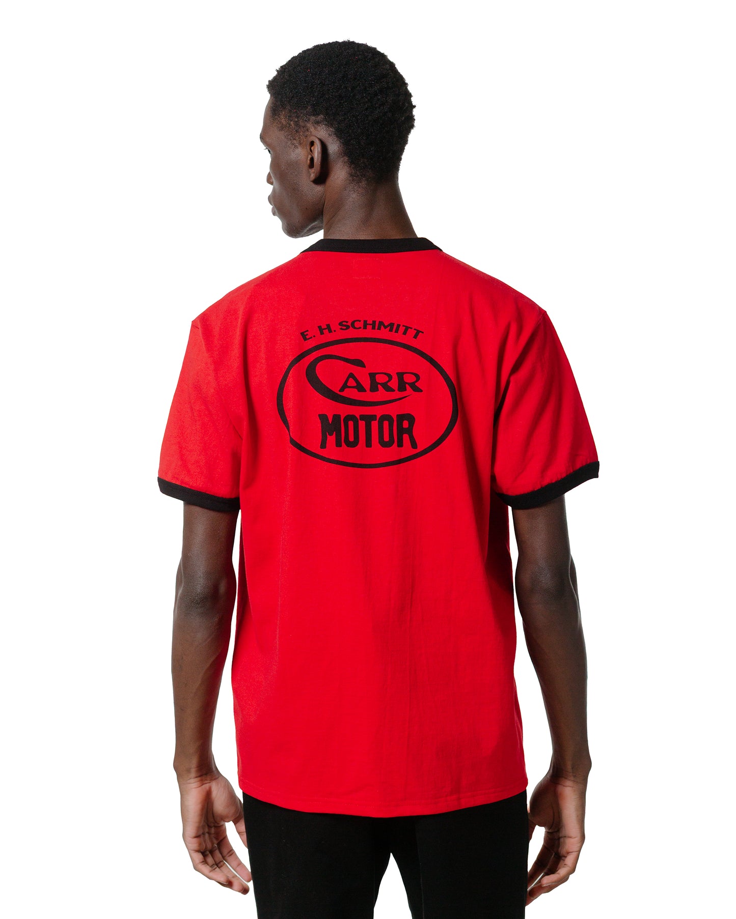 lost & found The Real McCoy's The Real McCoy's MC25016 Joe McCoy Tee / Whiz Gunner Red/Black