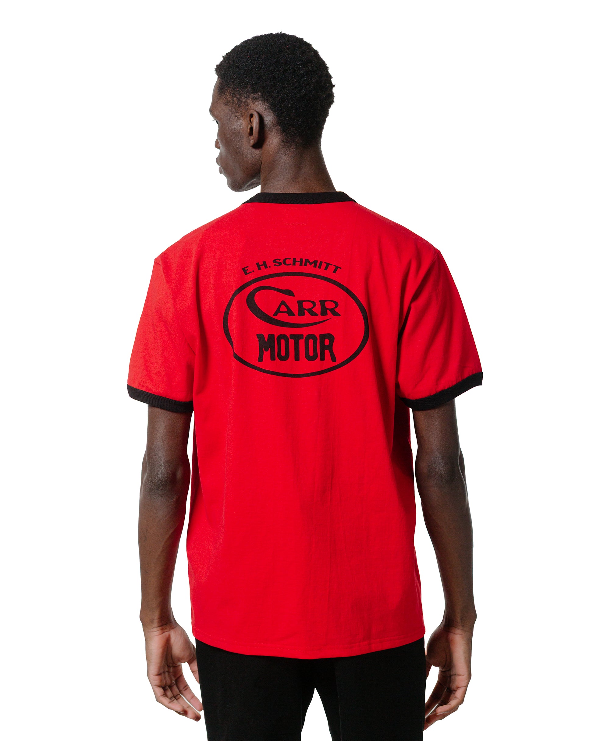 lost & found The Real McCoy's The Real McCoy's MC25016 Joe McCoy Tee / Whiz Gunner Red/Black