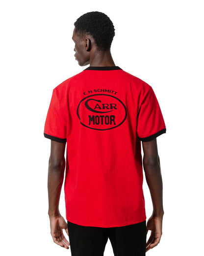 lost & found The Real McCoy's The Real McCoy's MC25016 Joe McCoy Tee / Whiz Gunner Red/Black