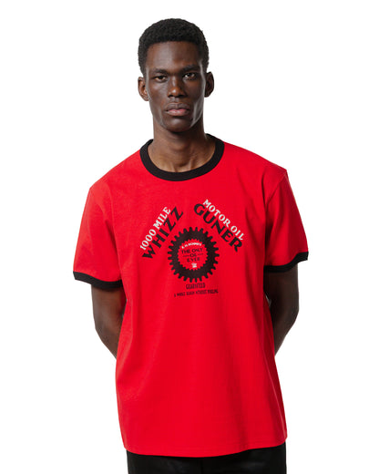 lost & found The Real McCoy's The Real McCoy's MC25016 Joe McCoy Tee / Whiz Gunner Red/Black