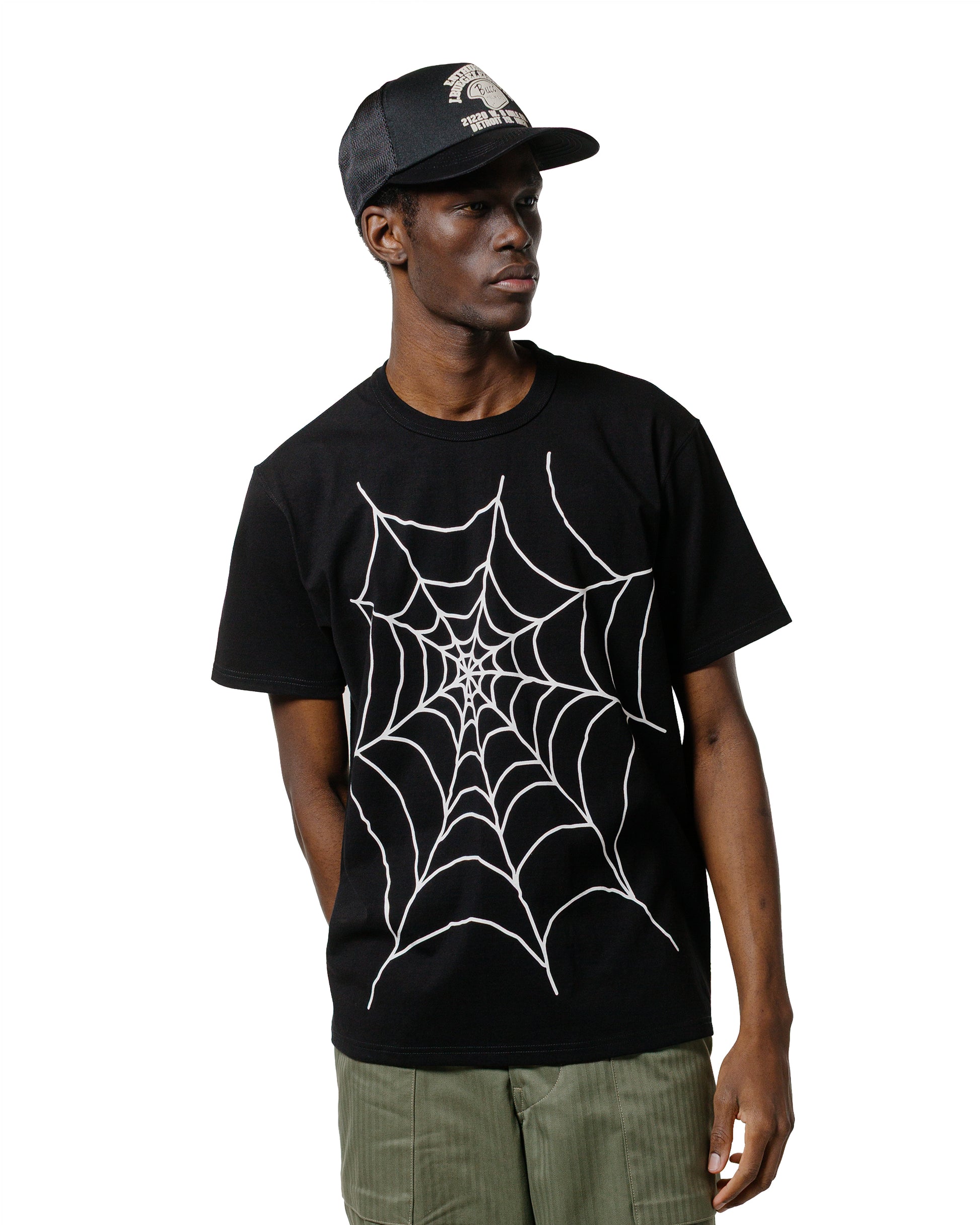 lost & found The Real McCoy's The Real McCoy's MC25018 Joe McCoy Tee / Spider Black