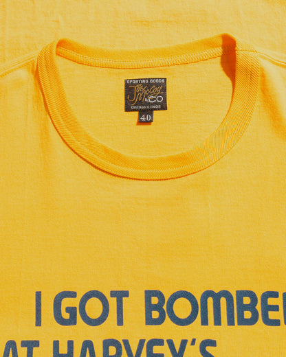 lost & found The Real McCoy's The Real McCoy's MC25024 Joe McCoy Tee / I Got Bombed Yellow