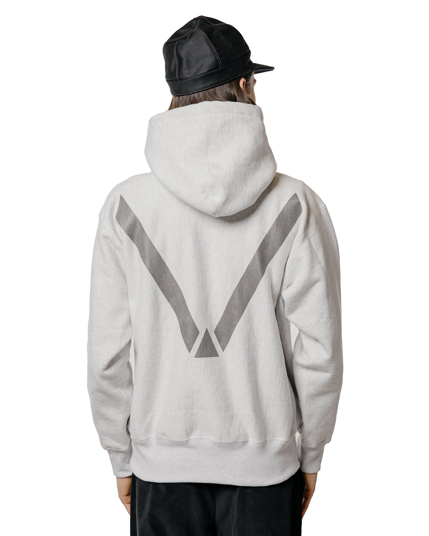 lost & found The Real McCoy's The Real McCoy's MC25101 Heavyweight Hooded / USAF Reflector Silver Gray