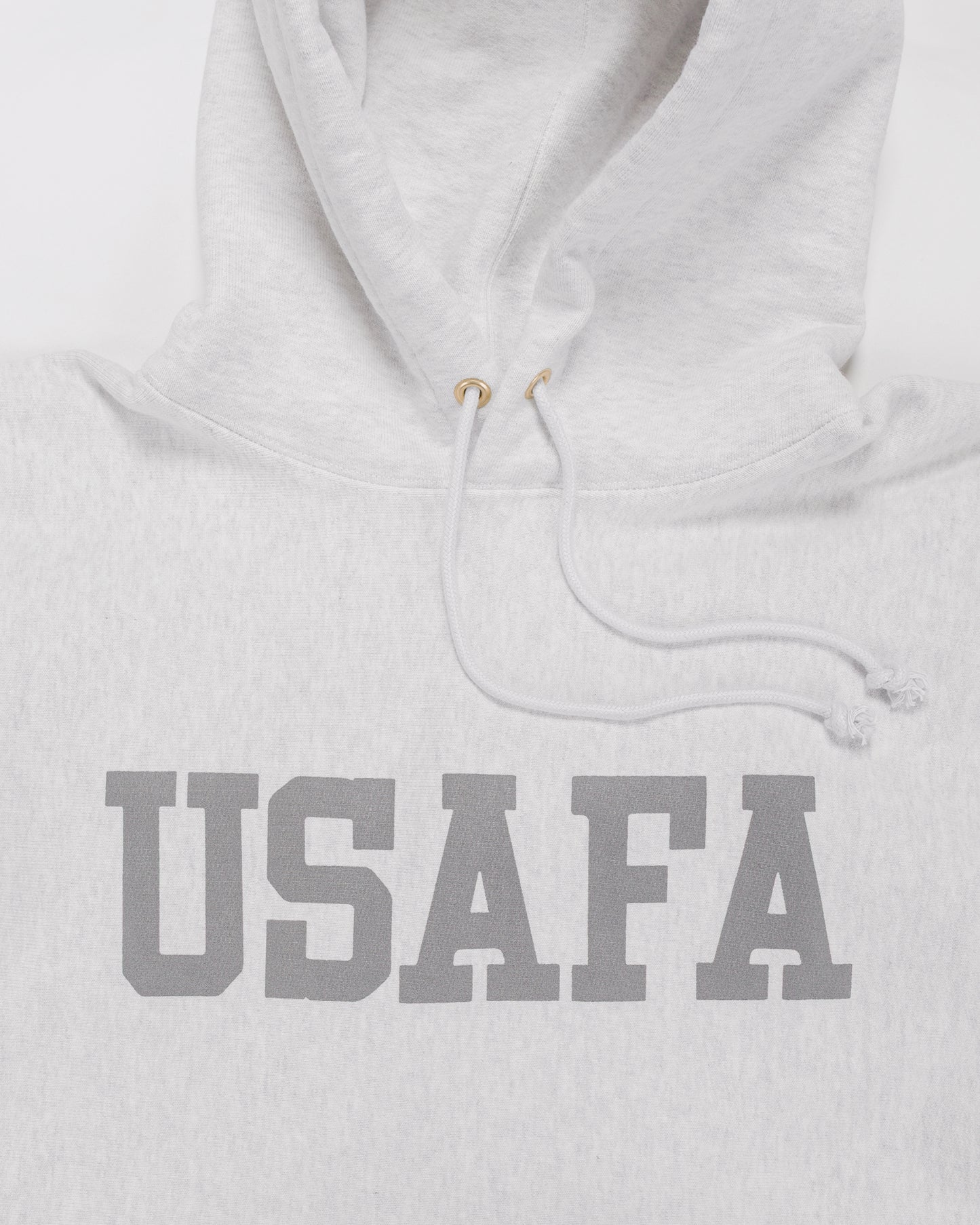 lost & found The Real McCoy's The Real McCoy's MC25101 Heavyweight Hooded / USAF Reflector Silver Gray