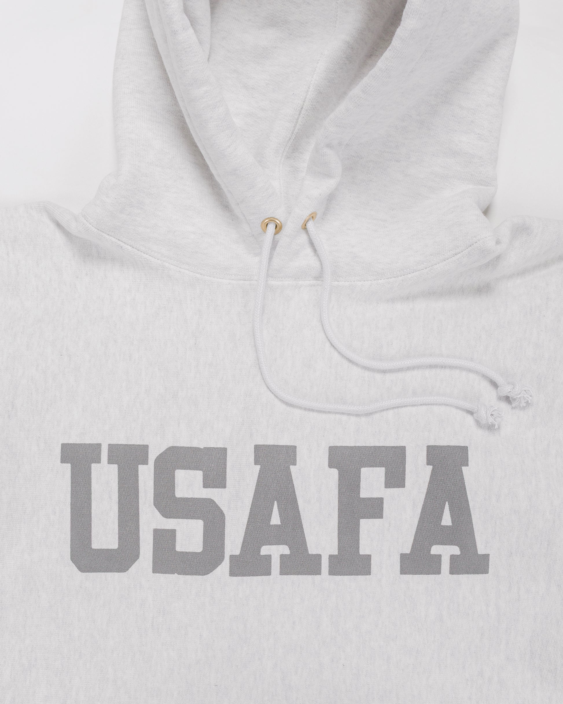 lost & found The Real McCoy's The Real McCoy's MC25101 Heavyweight Hooded / USAF Reflector Silver Gray