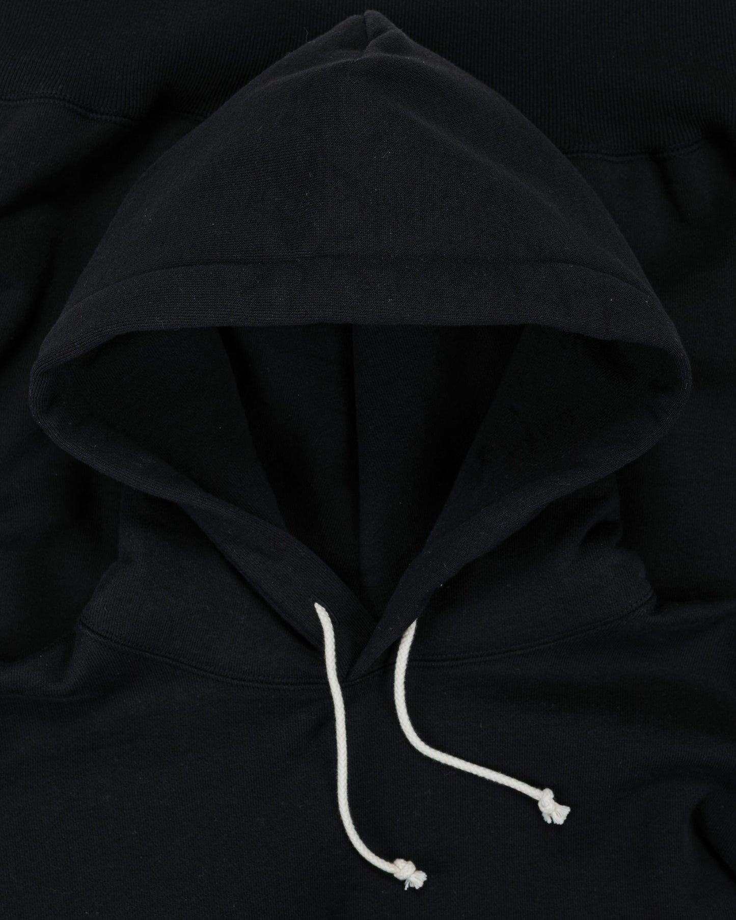 lost & found The Real McCoy's The Real McCoy's MC25105 12oz. Ball Park Hooded Sweatshirt Black