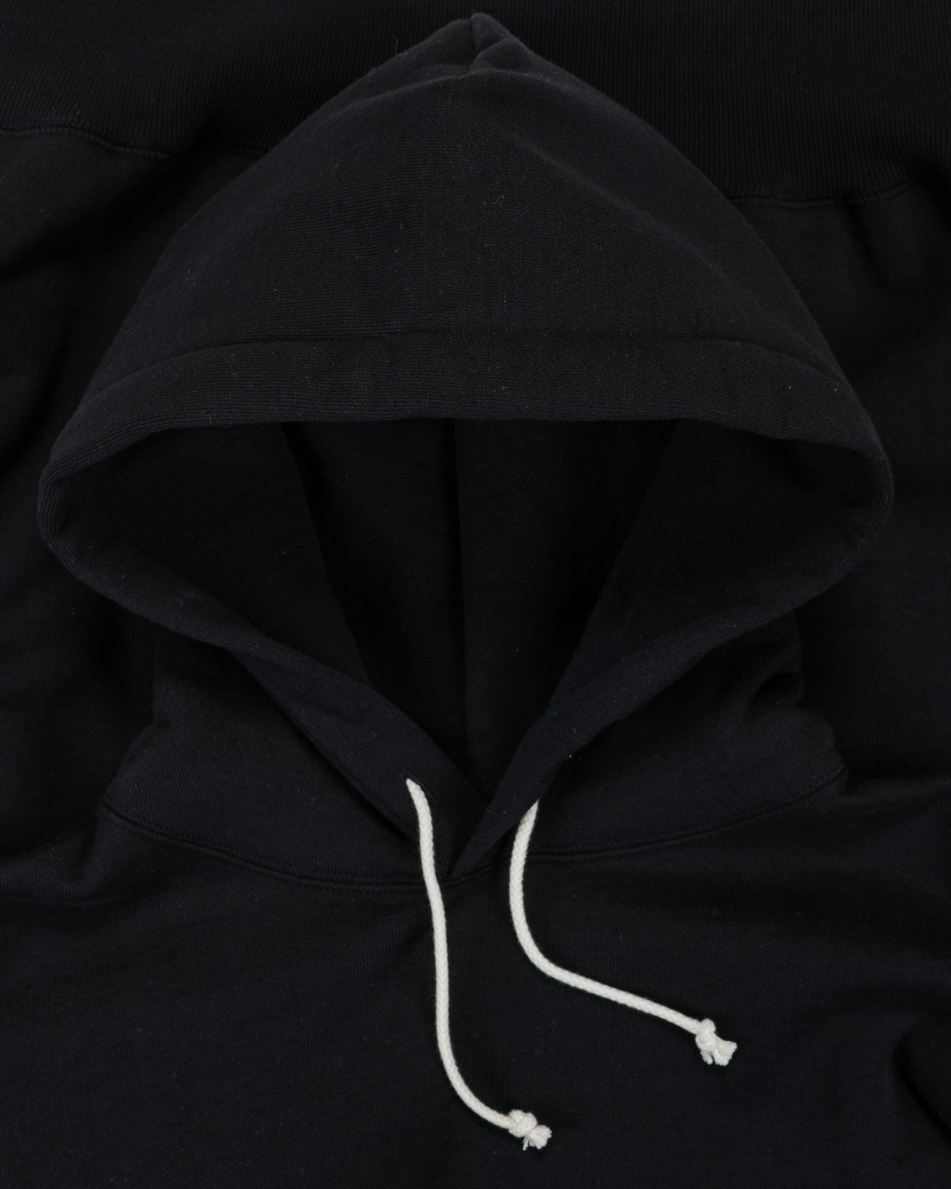 lost & found The Real McCoy's The Real McCoy's MC25105 12oz. Ball Park Hooded Sweatshirt Black