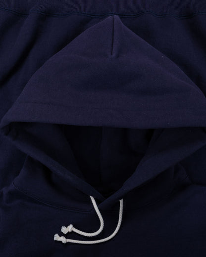 lost & found The Real McCoy's The Real McCoy's MC25105 12oz. Ball Park Hooded Sweatshirt L.Navy