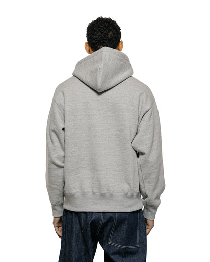 lost & found The Real McCoy's The Real McCoy's MC25106 12 Oz. Ball Park F/Z Hooded Sweatshirt M.Gray