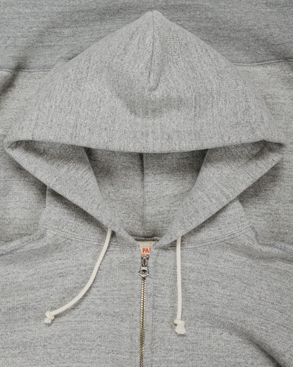 lost & found The Real McCoy's The Real McCoy's MC25106 12 Oz. Ball Park F/Z Hooded Sweatshirt M.Gray