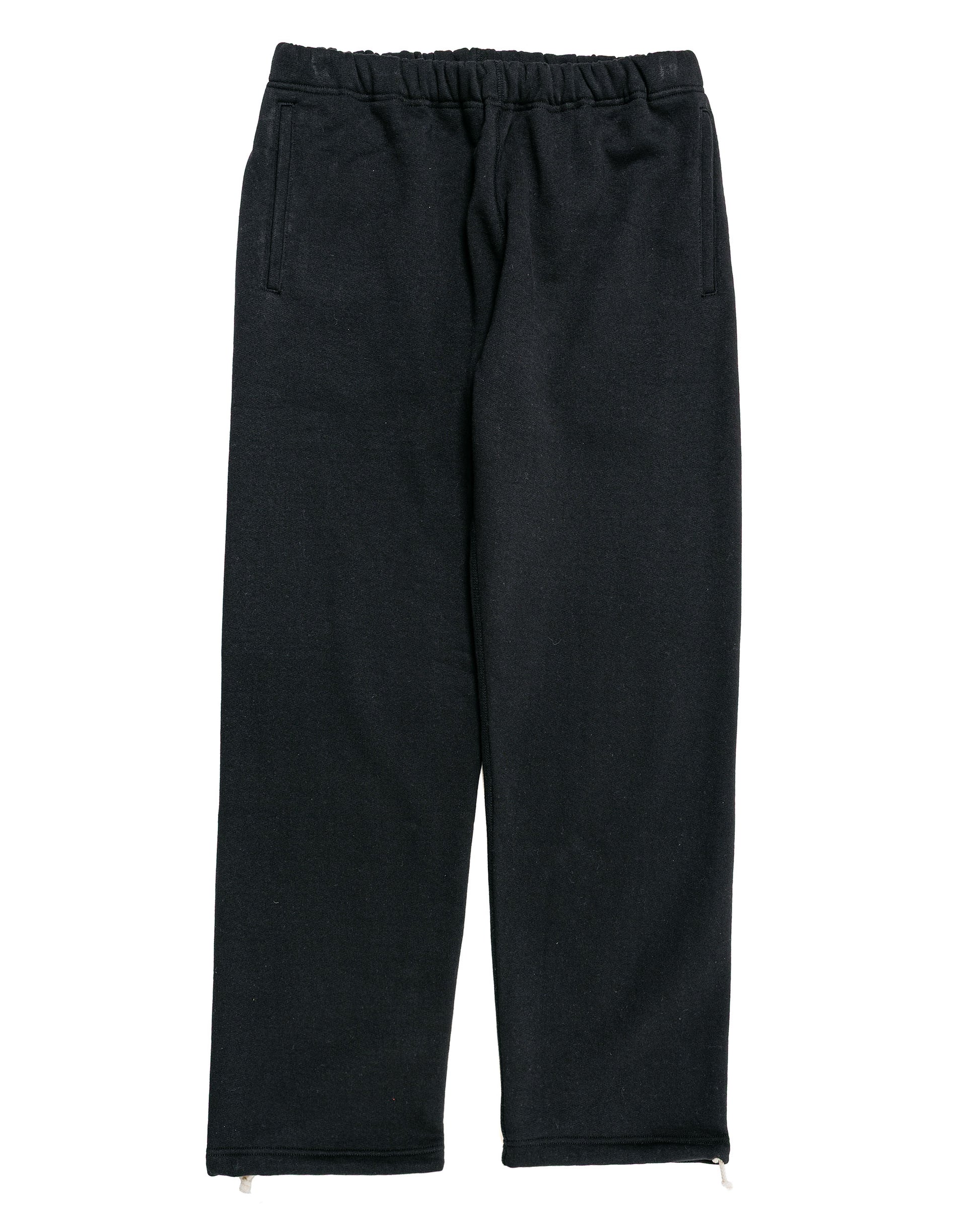 The Real McCoy's MC25107 12oz. Ball Park Sweatpants Black