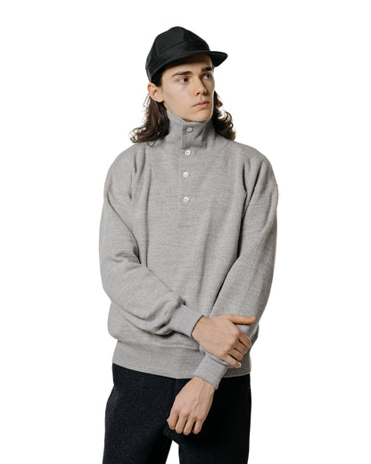 lost & found The Real McCoy's The Real McCoy's MC25110 10 oz. Loopwheel Cruiser Sweatshirt Gray