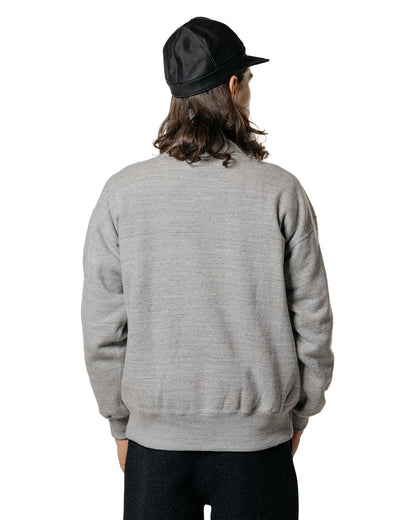 lost & found The Real McCoy's The Real McCoy's MC25110 10 oz. Loopwheel Cruiser Sweatshirt Gray