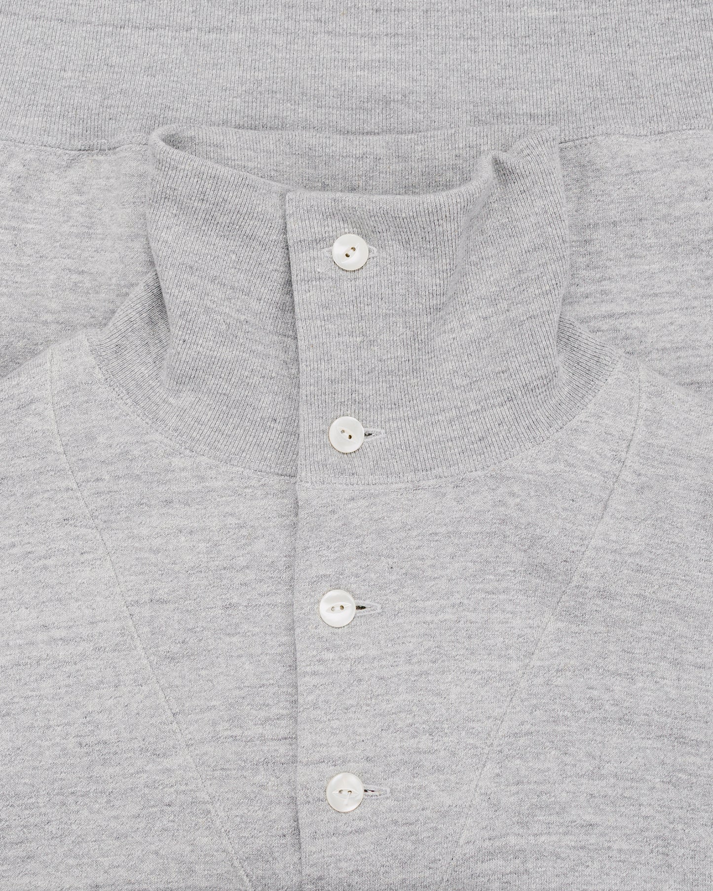 lost & found The Real McCoy's The Real McCoy's MC25110 10 oz. Loopwheel Cruiser Sweatshirt Gray