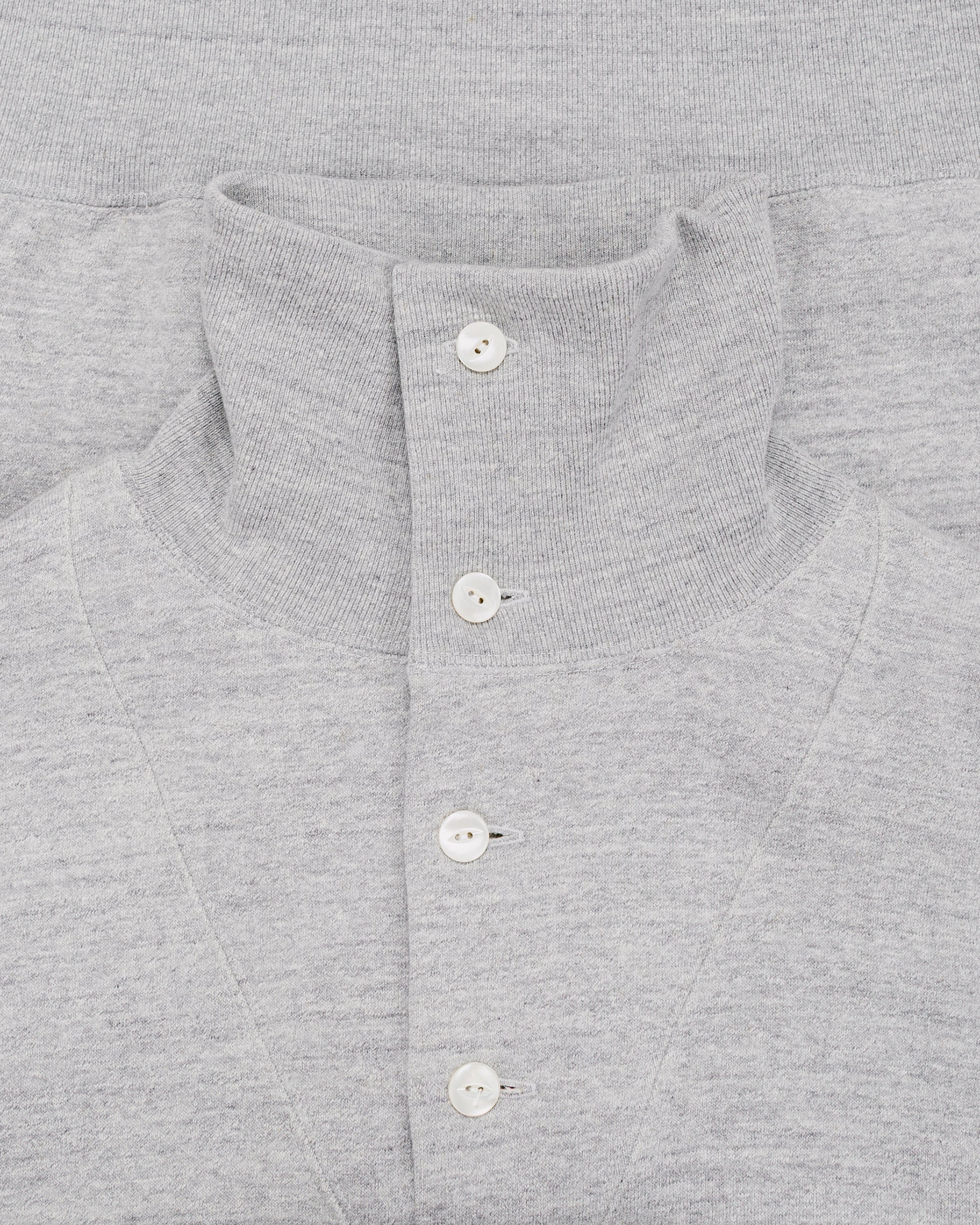 lost & found The Real McCoy's The Real McCoy's MC25110 10 oz. Loopwheel Cruiser Sweatshirt Gray