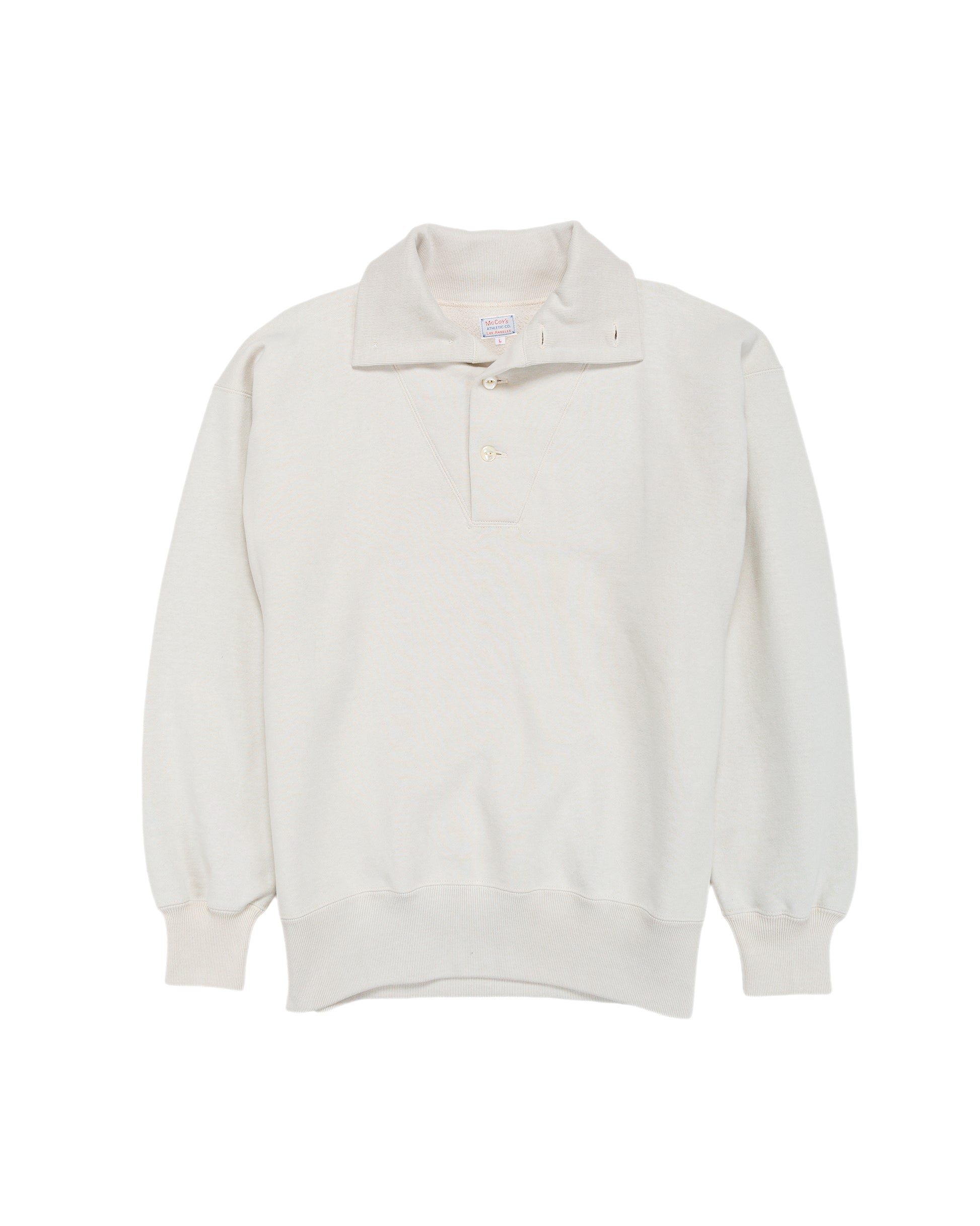 lost & found The Real McCoy's The Real McCoy's MC25110 10 oz. Loopwheel Cruiser Sweatshirt Milk