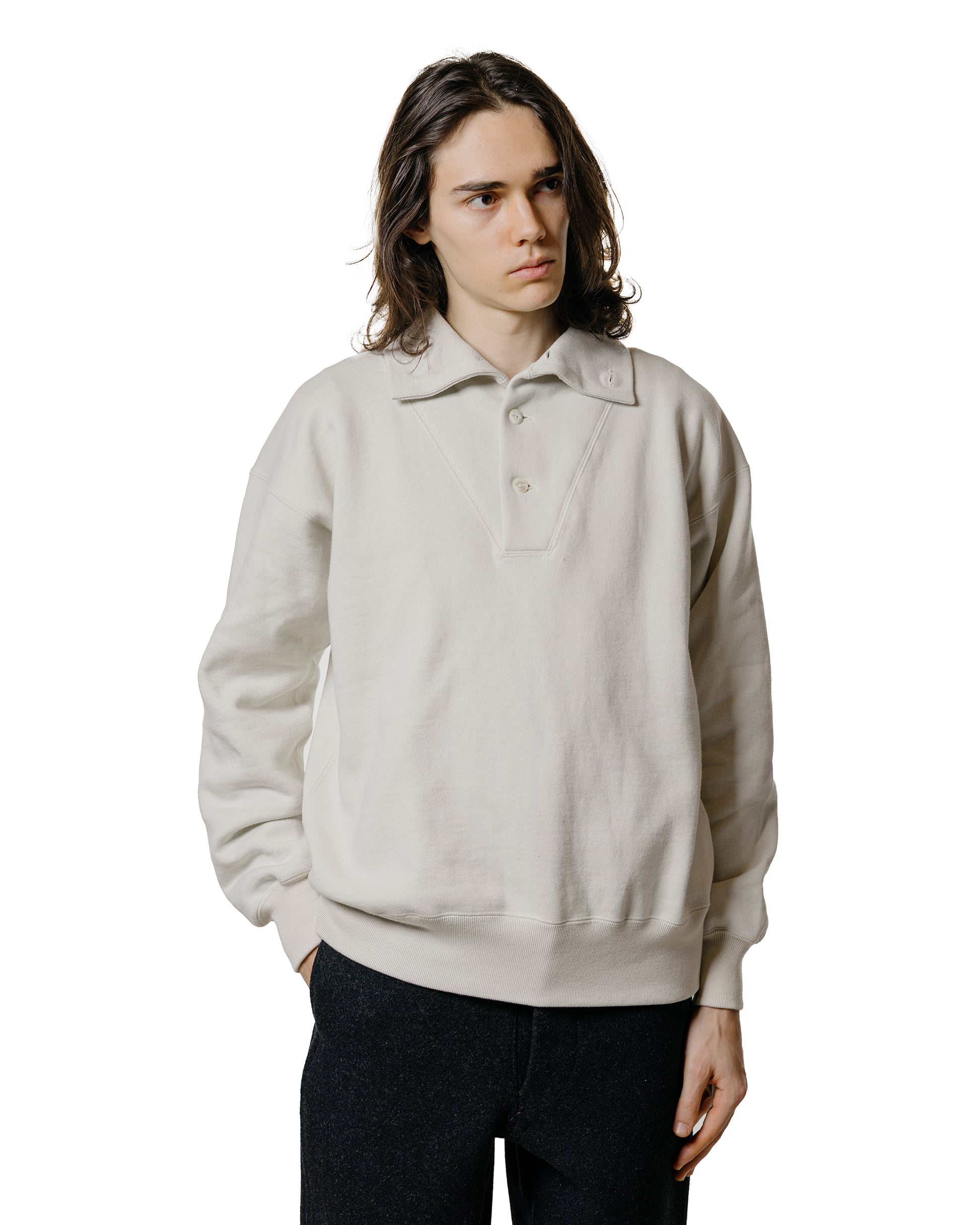 lost & found The Real McCoy's The Real McCoy's MC25110 10 oz. Loopwheel Cruiser Sweatshirt Milk