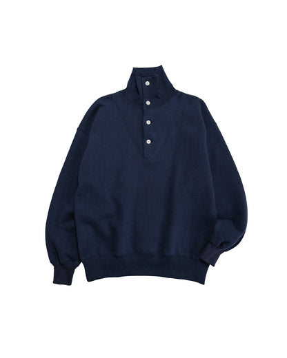 lost & found The Real McCoy's The Real McCoy's MC25110 10 oz. Loopwheel Cruiser Sweatshirt Navy