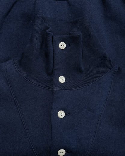 lost & found The Real McCoy's The Real McCoy's MC25110 10 oz. Loopwheel Cruiser Sweatshirt Navy