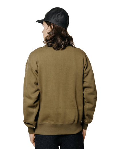 lost & found The Real McCoy's The Real McCoy's MC25110 10 oz. Loopwheel Cruiser Sweatshirt Olive