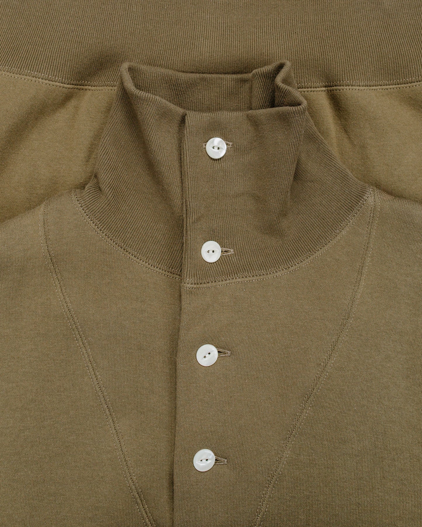 lost & found The Real McCoy's The Real McCoy's MC25110 10 oz. Loopwheel Cruiser Sweatshirt Olive