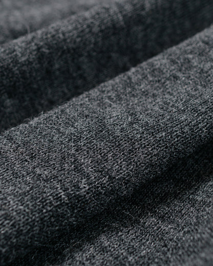 lost & found The Real McCoy's The Real McCoy's MC25111 Alpaca Collar Knit Cardigan Charcoal