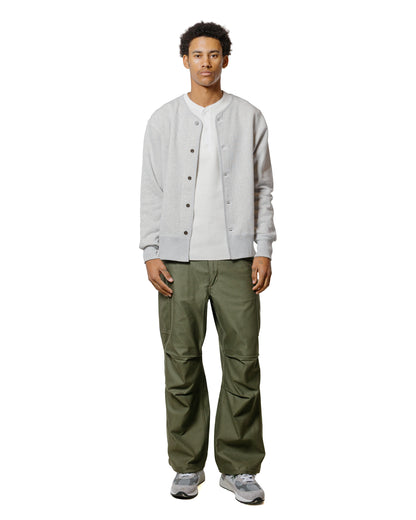 lost & found The Real McCoy's The Real McCoy's MC25112 U.S.N. Cotton Cardigan Snow Grey