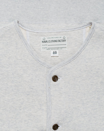 lost & found The Real McCoy's The Real McCoy's MC25112 U.S.N. Cotton Cardigan Snow Grey