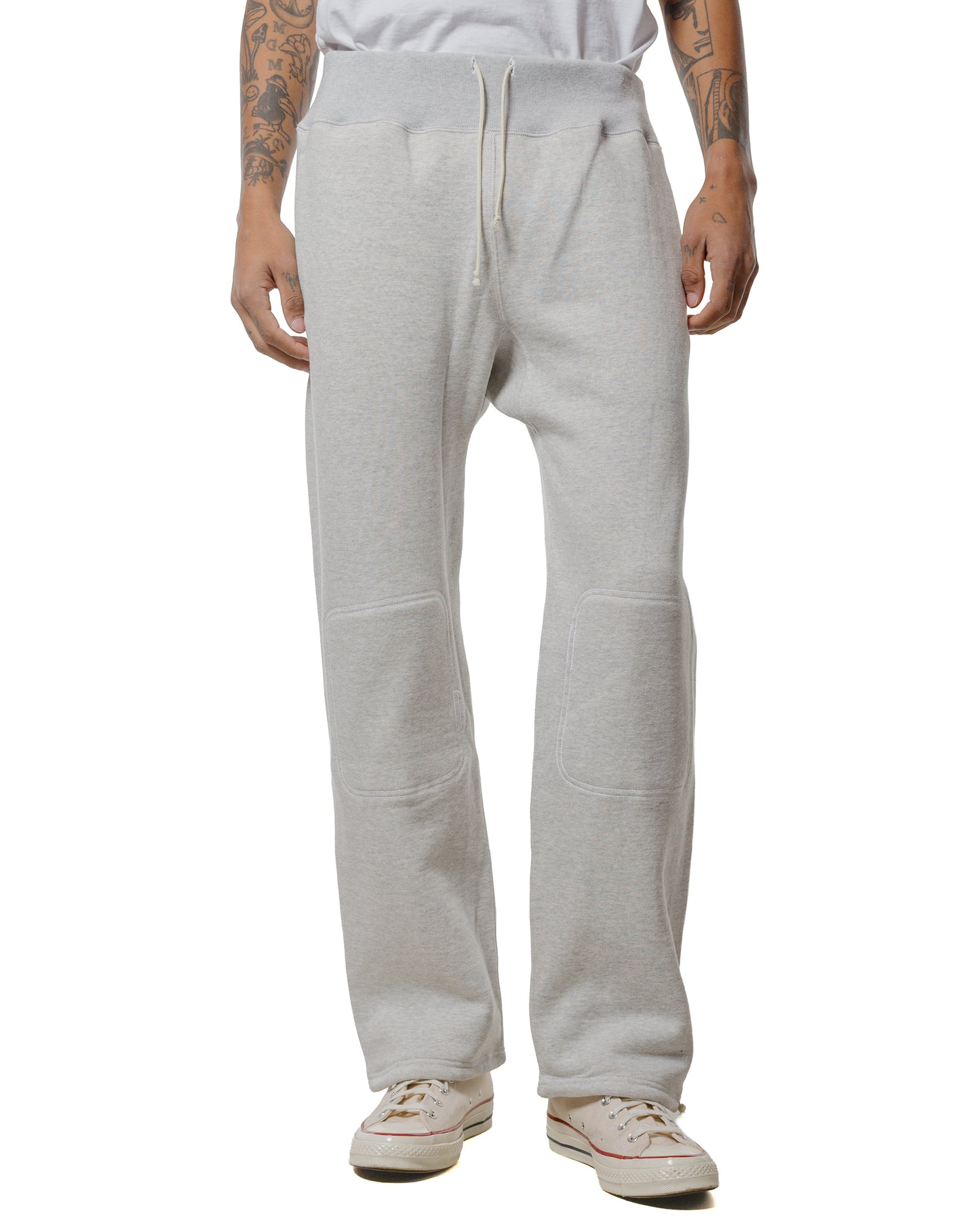 lost & found The Real McCoy's The Real McCoy's MC25114 U.S.N. Double-knee Sweatpants Snow Gray