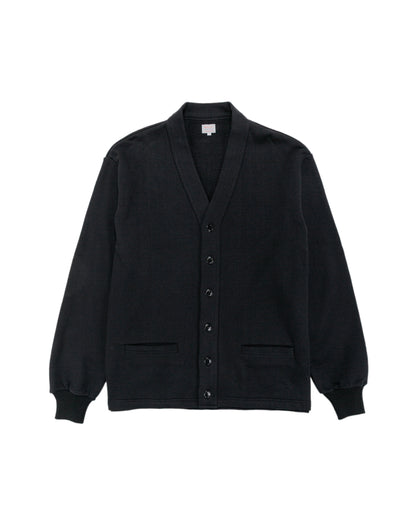 lost & found The Real McCoy's The Real McCoy's MC25115 10oz. Loopwheel Sweatshirt Cardigan Black