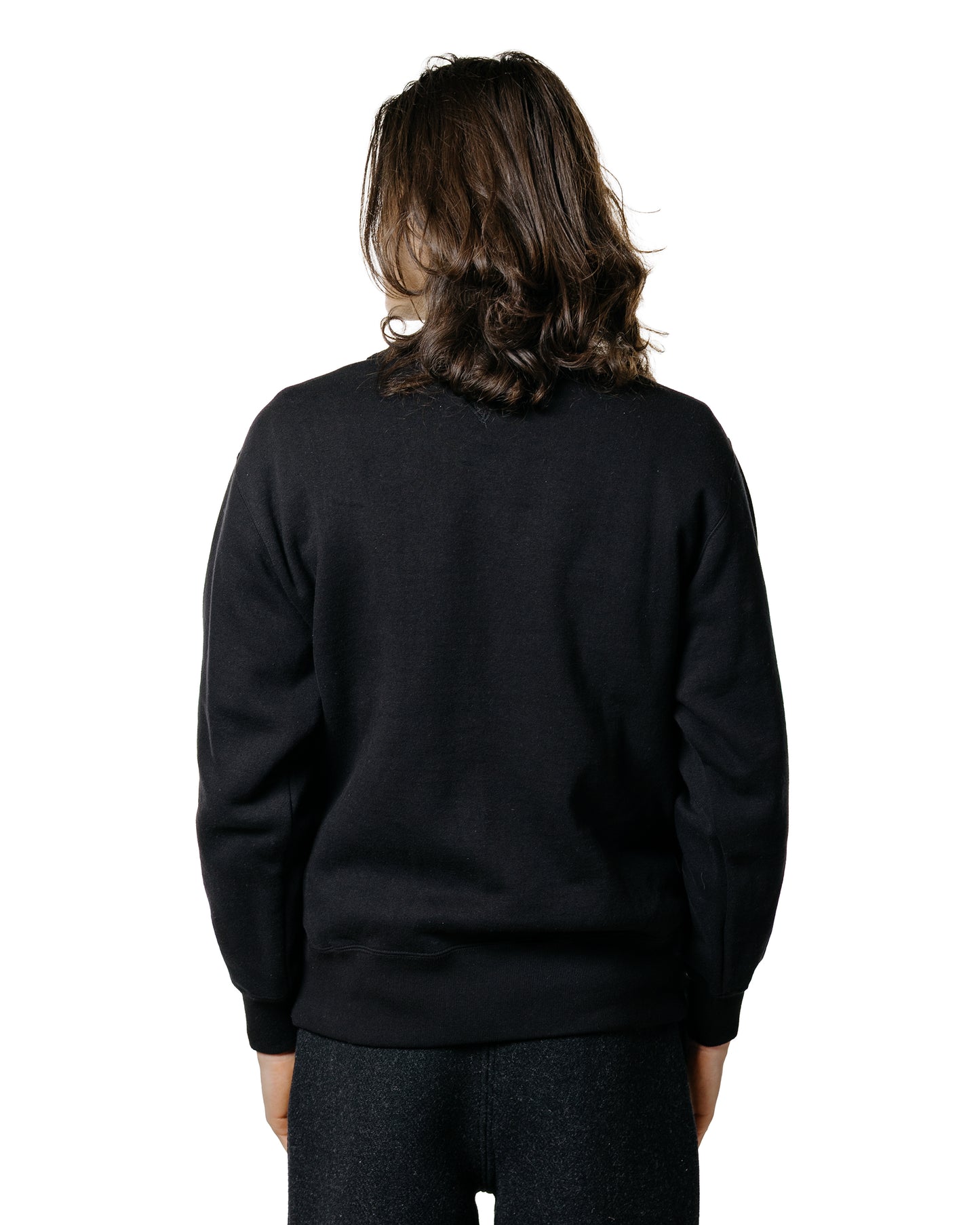 lost & found The Real McCoy's The Real McCoy's MC25118 Military Print Sweatshirt / U.S. Coastguard Academy Black