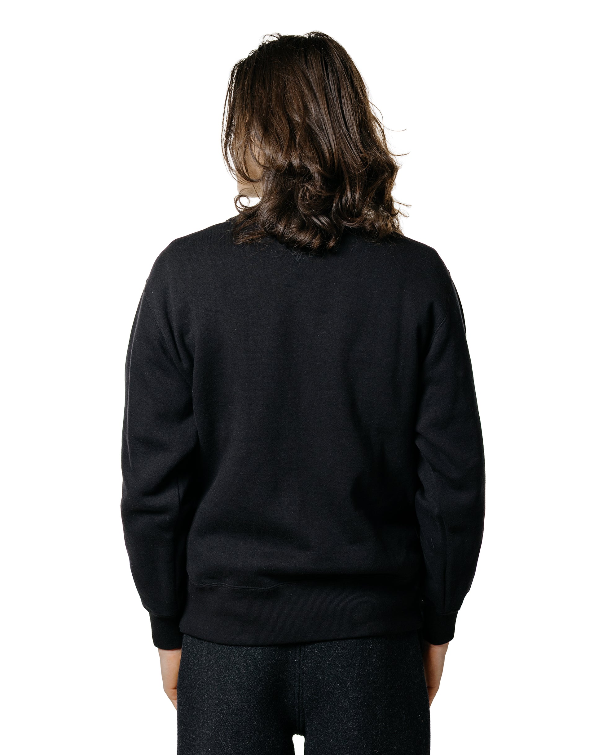 lost & found The Real McCoy's The Real McCoy's MC25118 Military Print Sweatshirt / U.S. Coastguard Academy Black