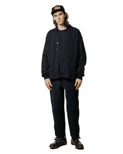 lost & found The Real McCoy's The Real McCoy's MC25115 10oz. Loopwheel Sweatshirt Cardigan Black