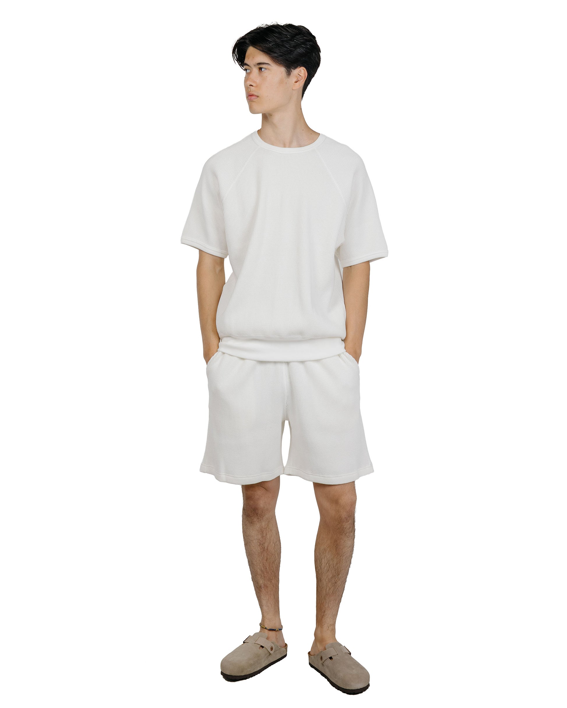 The Real McCoy's MC26004 Summer Thermal Shorts White
