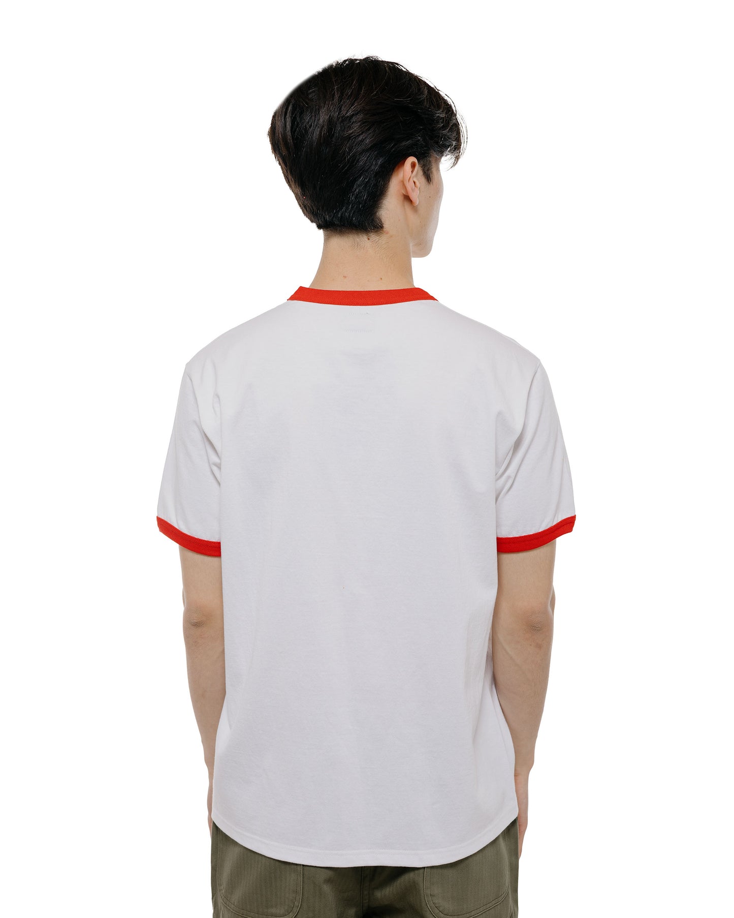 lost & found The Real McCoy's The Real McCoy's MC26012 Military Tee / Keep Em' Flying White/Red