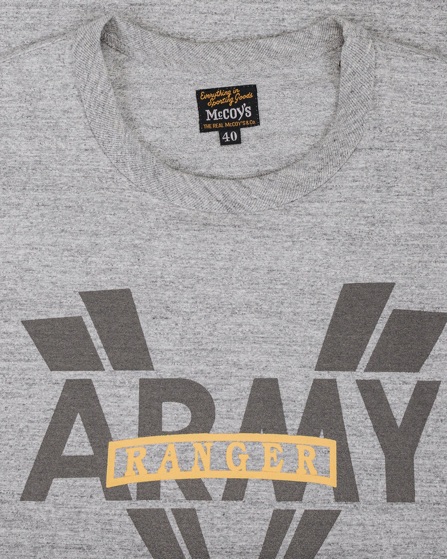 lost & found The Real McCoy's The Real McCoy's MC26017 Military Tee / Army, Ranger Grey