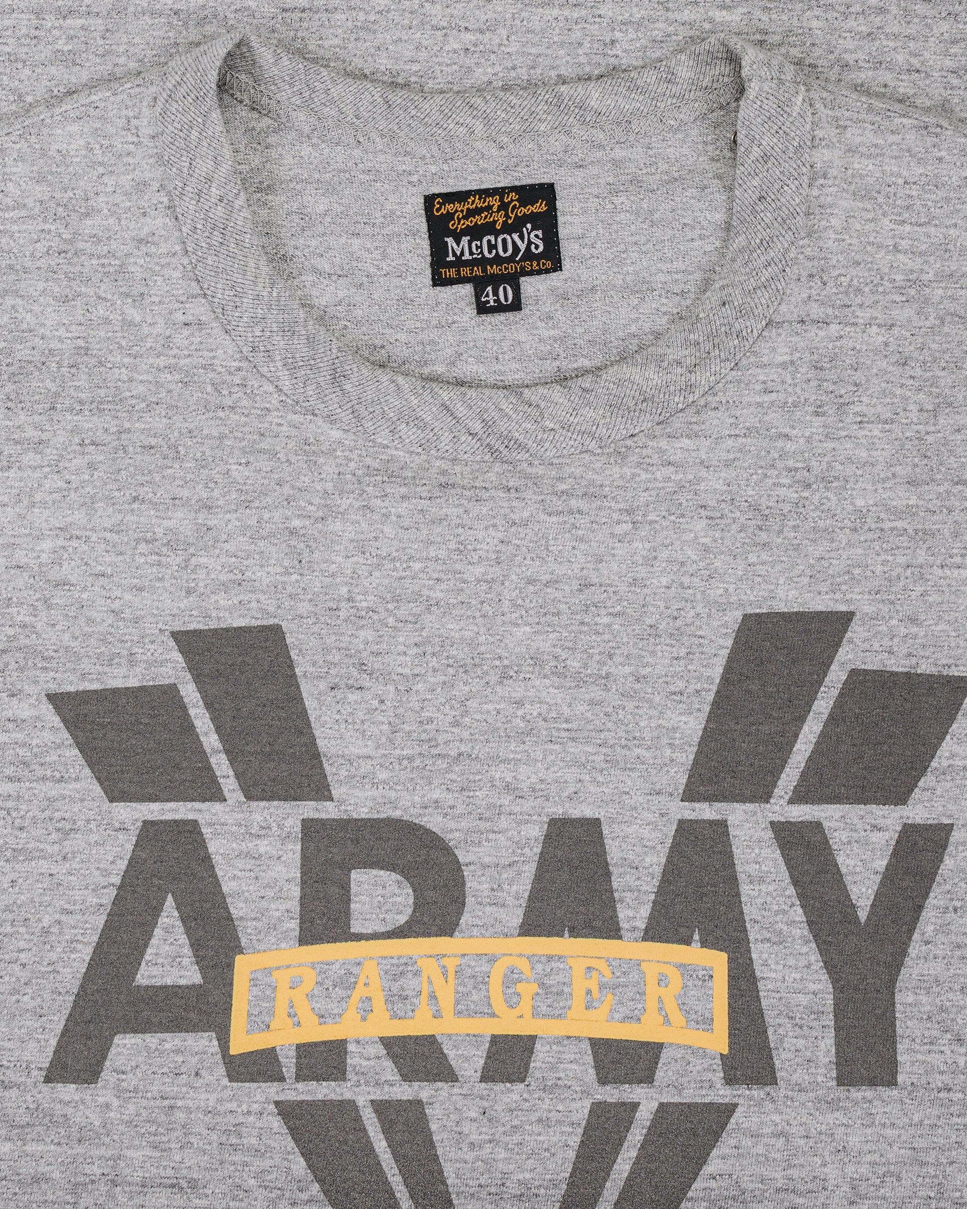 lost & found The Real McCoy's The Real McCoy's MC26017 Military Tee / Army, Ranger Grey