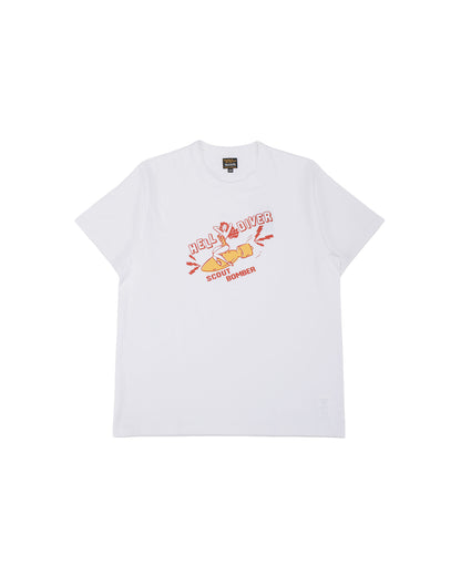 lost & found The Real McCoy's The Real McCoy's MC26019 Military Tee / Hell Diver White