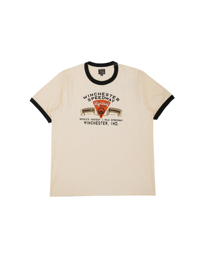 lost & found The Real McCoy's The Real McCoy's MC26027 Joe McCoy Tee / Big Chief Ecru/Black