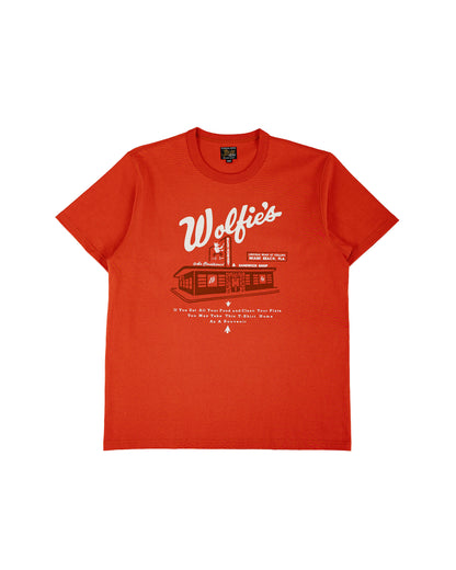 lost & found The Real McCoy's The Real McCoy's MC26039 Joe Mccoy Tee / Where Else But... Wolfie's Cherry
