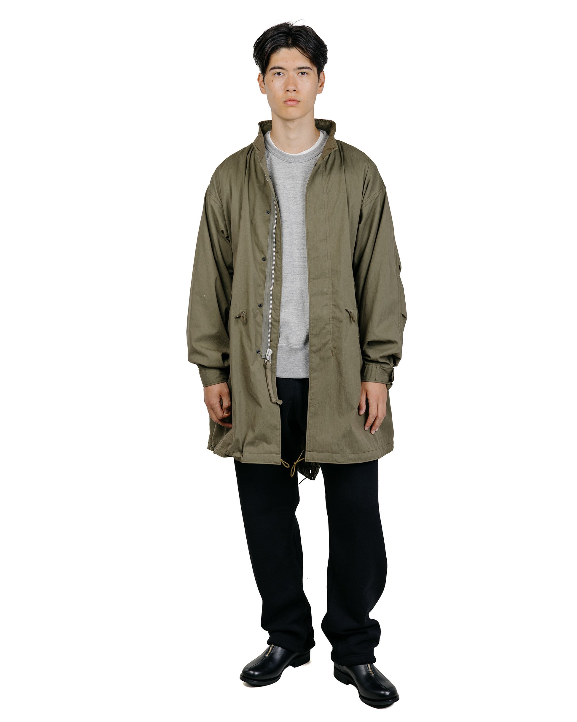 The Real McCoy's MJ21111 Parka, Man's M-65 Olive