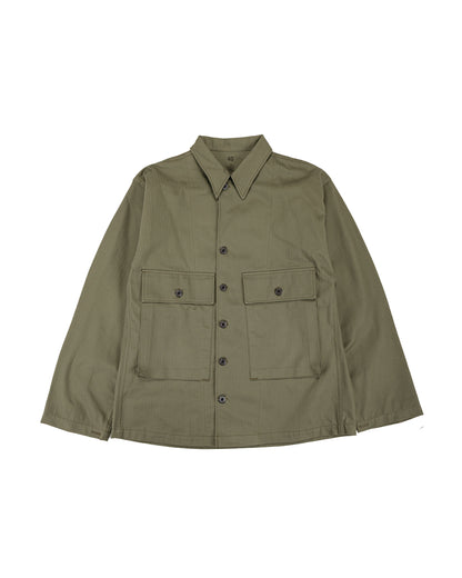 lost & found The Real McCoy's The Real McCoy's MJ22013 U.S.N. Jackets Herringbone Twill Olive