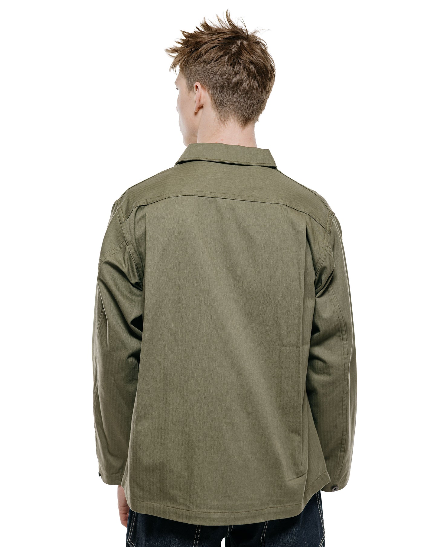 lost & found The Real McCoy's The Real McCoy's MJ22013 U.S.N. Jackets Herringbone Twill Olive