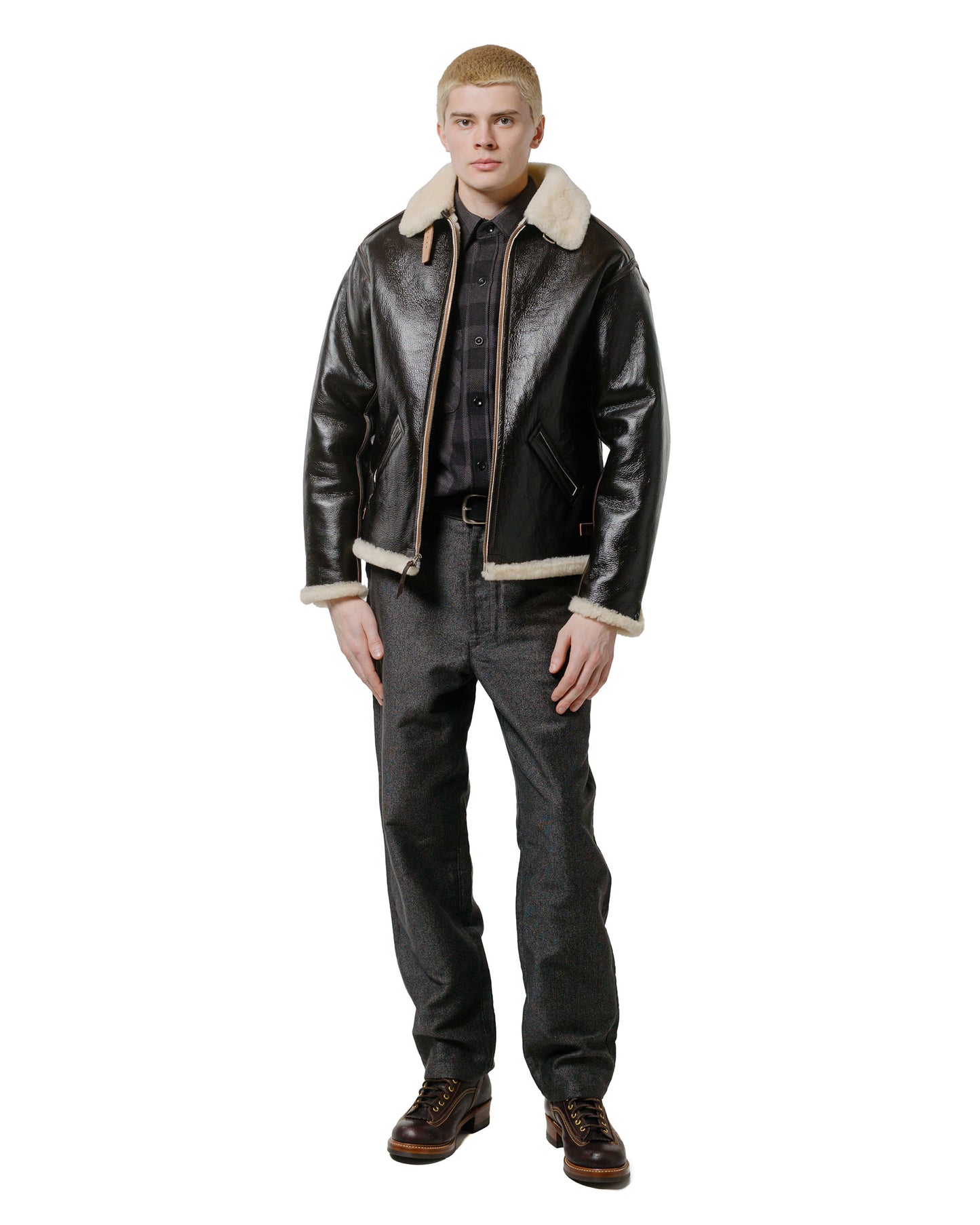 lost & found The Real McCoy's The Real McCoy's MJ22103 Type B-6 Real McCoy Mfg.Co Seal Brown