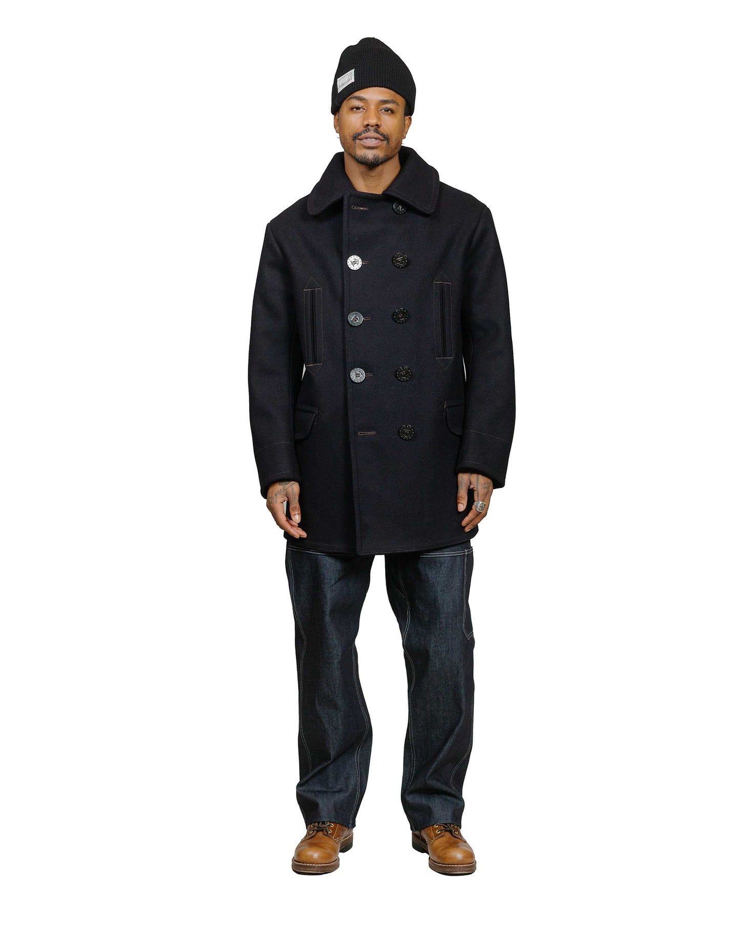 lost & found The Real McCoy's The Real McCoy's MJ22113 U.S. Navy Pea Coat (1913) Navy