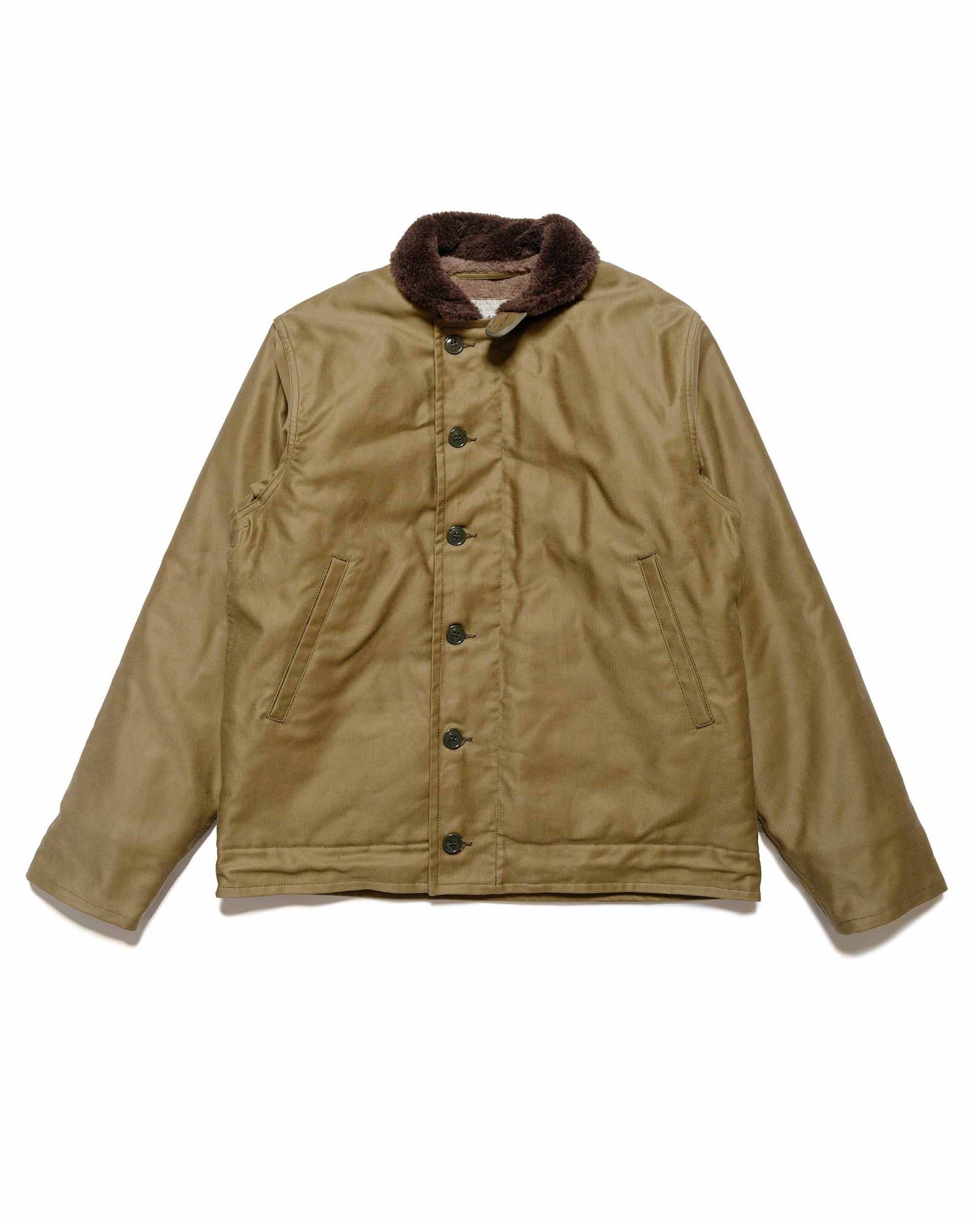 lost & found The Real McCoy's The Real McCoy's MJ22114 N-1 Deck Jacket (Khaki)