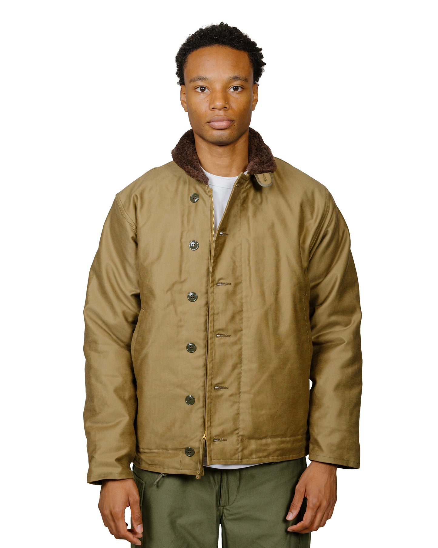 lost & found The Real McCoy's The Real McCoy's MJ22114 N-1 Deck Jacket (Khaki)