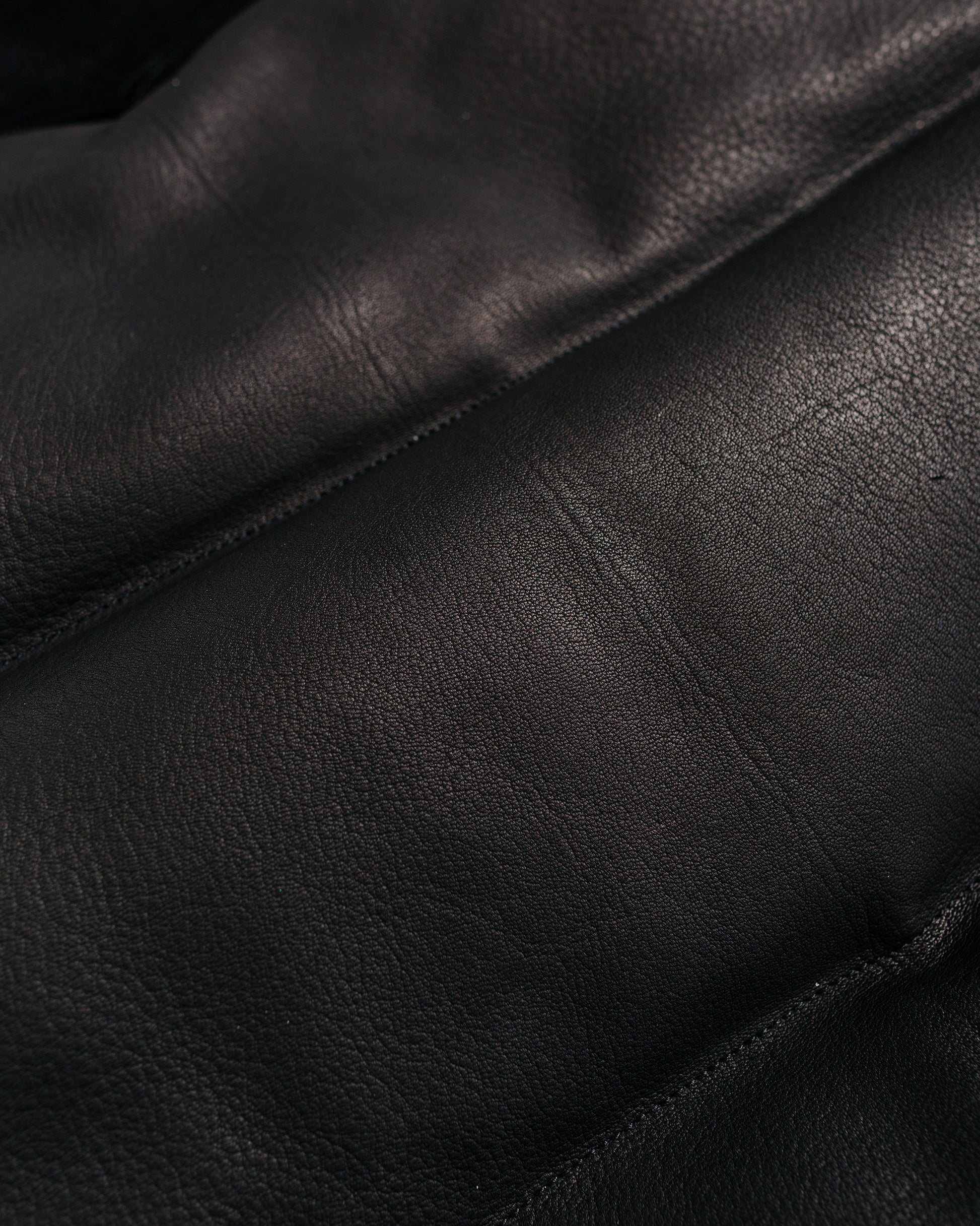 lost & found The Real McCoy's The Real McCoy's MJ22119 Deerskin Down Vest Black